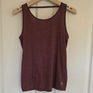 Icyzone Burgundy Workout Tank Top
